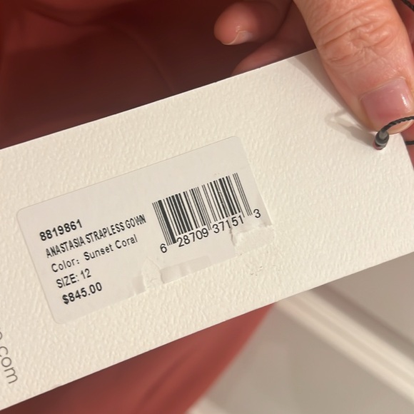 THEIA’s Anastasia Embellished Strapless Gown, Size 6, only once worn - Picture 6 of 6